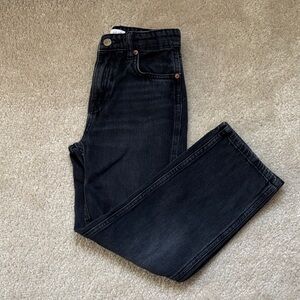 Zara Girls Straight Black Jeans